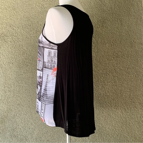 🔥5/$20🔥 “Annabelle” Paris Scenic Tank Top size M - Picture 7 of 12